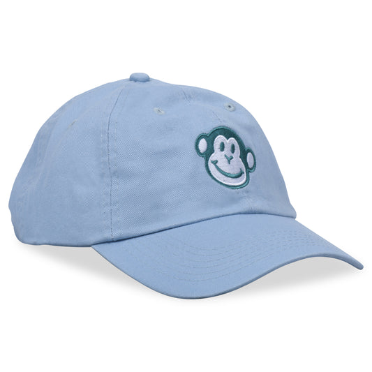 The Monkey Classic Baby Blue Bio-Washed Adjustable Hat