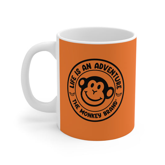 Life is an Adventure / The Monkey Brand Coffee Mug