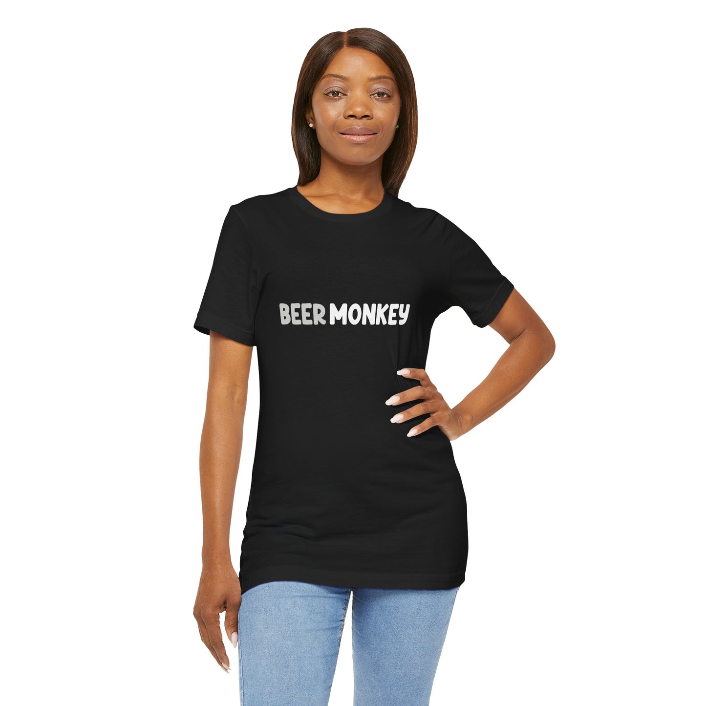 Beer Monkey Statement Tee