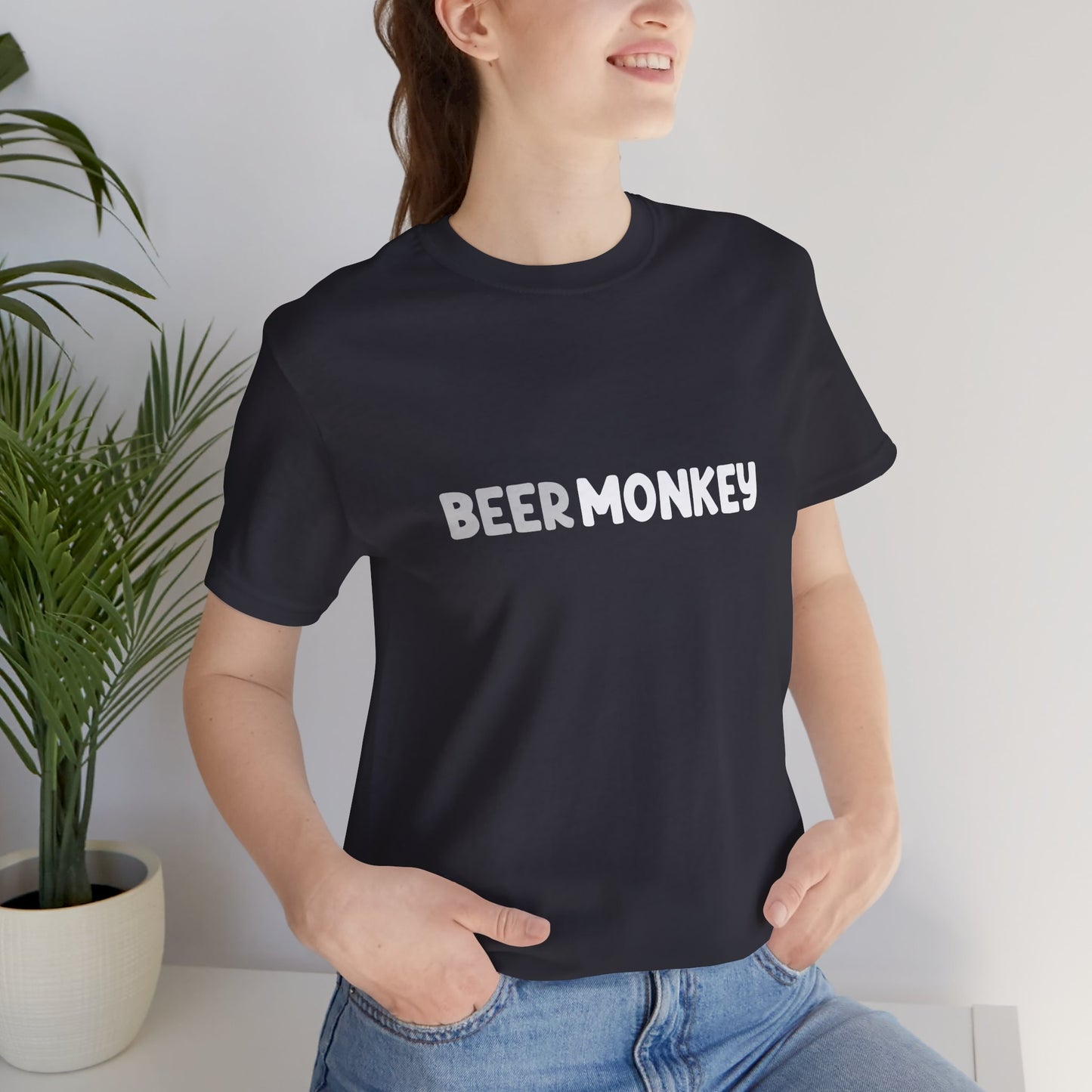 Beer Monkey Statement Tee