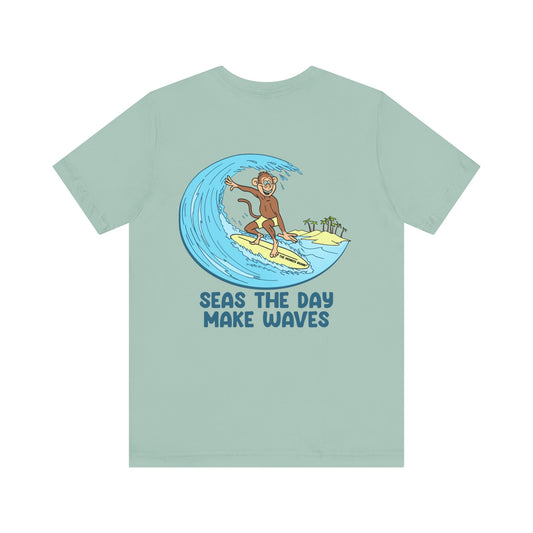 Seas the Day Make Waves Tee