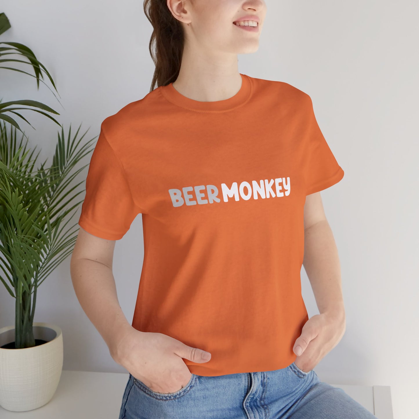 Beer Monkey Statement Tee